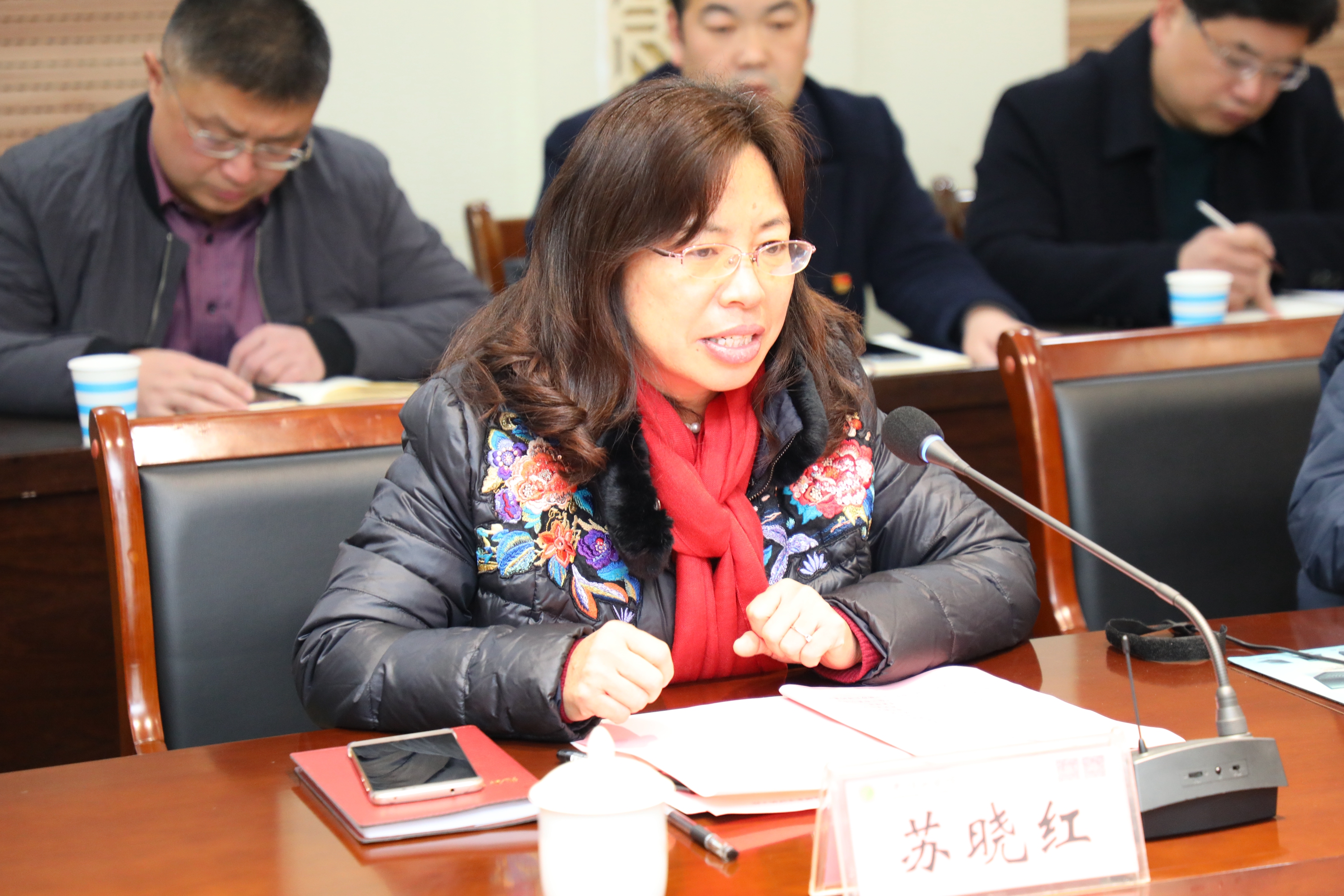 校长苏晓红致辞(摄影/陈留彪)